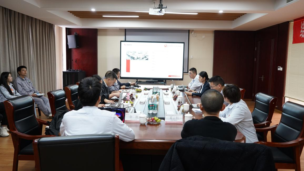 楚能新能源領導赴新亞杉杉進行年度審核及交流